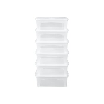 LIVARNO home Klarsichtboxenset (6er Set klein) - B-Ware sehr gut
