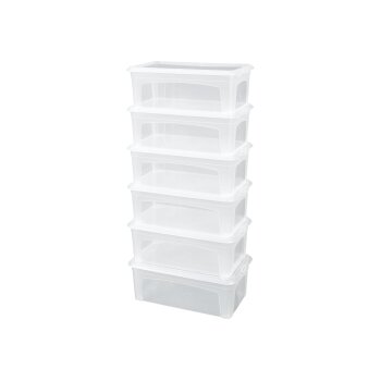 LIVARNO home Klarsichtboxenset (6er Set klein) - B-Ware sehr gut