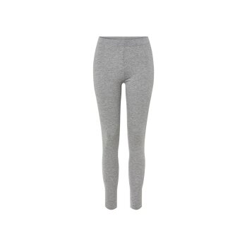 esmara® Damen Leggings, mit hohem Baumwollanteil (grau, S(36/38)) - B-Ware neuwertig