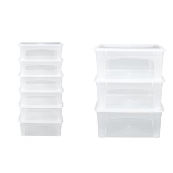 LIVARNO home Klarsichtboxenset - B-Ware