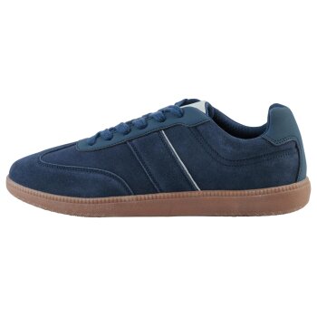 LIVERGY® Herren Sneaker mit Leder (navy, 42) - B-Ware neuwertig