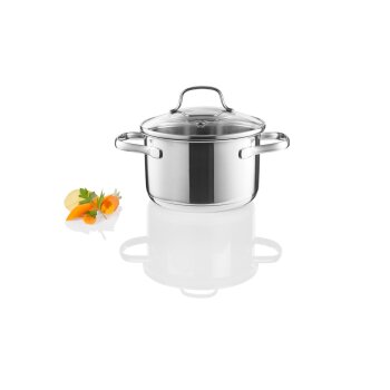 SILVERCREST® Topf, Ø 16 cm, Edelstahl - B-Ware neuwertig