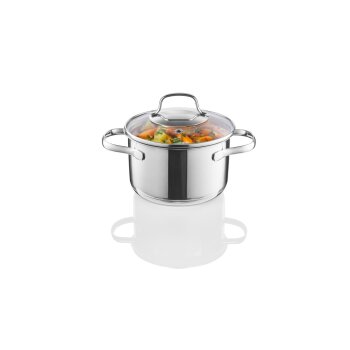 SILVERCREST® Topf, Ø 16 cm, Edelstahl - B-Ware neuwertig