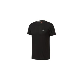 CRIVIT Herren Funktionsshirt, mit reflektierenden Deko-Elementen (Schwarz, XL (56/58)) - B-Ware neuwertig