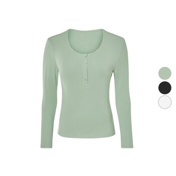 esmara® Damen Langarmshirt, in modischer...