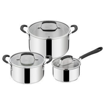 JAMIE OLIVER BY TEFAL Edelstahl-Topfset...