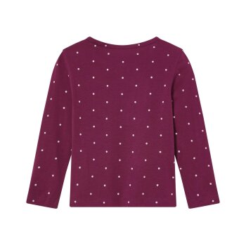 lupilu® Kleinkinder Langarmshirts, 2 Stück, mit Rundhalsausschnitt (kirschrot/rosa, 110/116) - B-Ware neuwertig