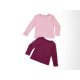 lupilu® Kleinkinder Langarmshirts, 2 Stück, mit Rundhalsausschnitt (kirschrot/rosa, 110/116) - B-Ware neuwertig
