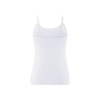 esmara® Damen Spaghettiträgerhemden, 3 Stück, hoher Baumwollanteil (Schwarz/weiß, L(44/46)) - B-Ware neuwertig
