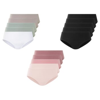 esmara® Damen Hipster, 5 Stück, hoher...