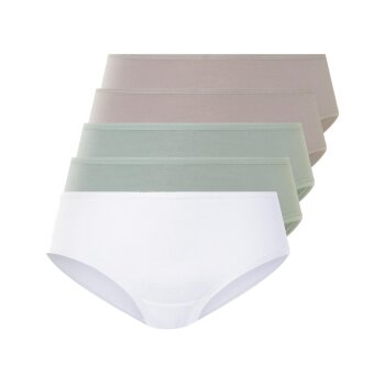 esmara® Damen Hipster, 5 Stück, hoher...