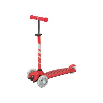 PLAYTIVE Scooter / Tri-Scooter, mit Hinterrad-Reibungsbremse (314074_D Tri-Scooter rot) - B-Ware neuwertig