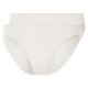 esmara® Damen Slips, 2 Stück, mit eleganter Spitze (Weiß, M (40/42)) - B-Ware neuwertig