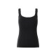 esmara® Damen Tops, 3 Stück, in modischer Ripp-Qualität (Schwarz/weiß, M(40/42)) - B-Ware neuwertig