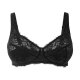 esmara® Damen Spitzen-BH mit breiten Trägern (schwarz, 90D) - B-Ware neuwertig