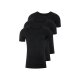 LIVERGY® Herren Feinripp-Unterziehshirts, 3 Stück (Rundhals, Schwarz, 4/S) - B-Ware neuwertig