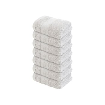 LIVARNO home Frottier-Gästetücher-Set, 8-teilig, 30 x 30 cm - B-Ware