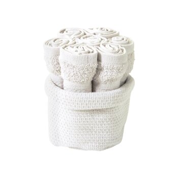 LIVARNO home Frottier-Gästetücher-Set, 8-teilig, 30 x 30 cm - B-Ware