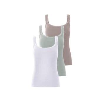 esmara® Damen Tops, 3 Stück, in modischer...