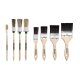 PARKSIDE® Pinsel-Set, mit Griff aus Holz (8-teilig) - B-Ware neuwertig