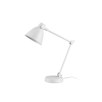 LIVARNO home LED-Tischleuchte, mit neigbarem Federgelenk-Arm (Weiß) - B-Ware neuwertig