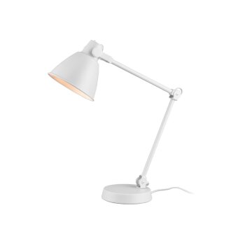 LIVARNO home LED-Tischleuchte, mit neigbarem Federgelenk-Arm (Weiß) - B-Ware neuwertig