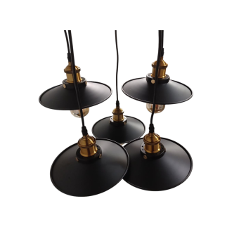 CrownLED Pendelleuchte, 5-flammig, schwarz - B-Ware sonstiges