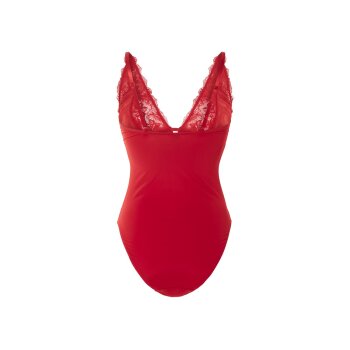 esmara® Damen Body mit Spitze (Rot, S(36/38)) - B-Ware neuwertig
