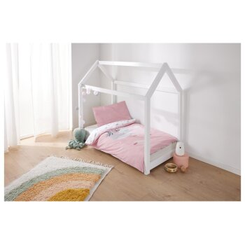 LIVARNO home Baby-Bettwäsche, 100 x 135 cm (Wal) - B-Ware neuwertig