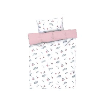 LIVARNO home Baby-Bettwäsche, 100 x 135 cm (Wal) - B-Ware neuwertig