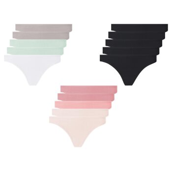 esmara® Damen Strings, 5 Stück, hoher...