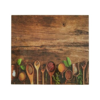 LIVARNO home Abdeckplatten Glas Quadratisch - B-Ware