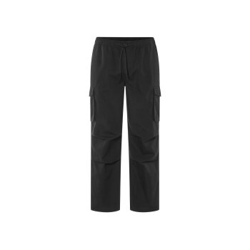 LIVERGY® Herren Cargohose, legere Form, modernes Ripstop-Muster (Schwarz, L (52/54)) - B-Ware neuwertig