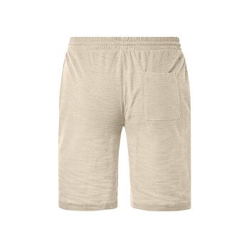 LIVERGY® Herren Piquée-Shorts, mit hohem Baumwollanteil (Beige, M (48/50)) - B-Ware neuwertig