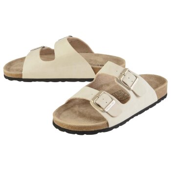 esmara® Damen Pantoletten mit Lederdecksohle - B-Ware