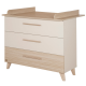 roba Wickelkommode Sidney inkl. abnehmbarem Wickelaufsatz - Cashmere / Eichen Dekor - B-Ware neuwertig
