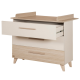 roba Wickelkommode Sidney inkl. abnehmbarem Wickelaufsatz - Cashmere / Eichen Dekor - B-Ware sehr gut