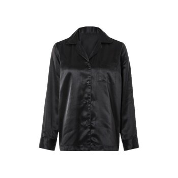 esmara® Damen-Pyjama, aus Satin, L, schwarz - B-Ware...