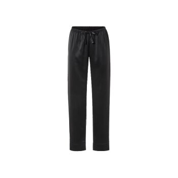 esmara® Damen-Pyjama, aus Satin, L, schwarz - B-Ware neuwertig