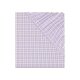 LIVARNO home Edel-Renforcé-Spannbettlaken, 140-160 x 200 cm (Gemustert violett) - B-Ware neuwertig