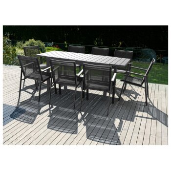 LIVARNO HOME Alu-Gartentisch »Miami«, ausziehbar, anthrazit - B-Ware sehr gut