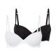 esmara® Damen Push-UP-BHs, 2 Stück, mit verstellbaren Trägern - B-Ware