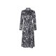 esmara® Damen Satin-Kleid, moderne Midi-Länge (Schwarz/weiß, 46) - B-Ware neuwertig