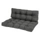 LIVARNO home Paletten-Polsterauflagenset für Europaletten (Anthrazit) - B-Ware sehr gut