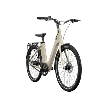CRIVIT E-Bike »Urban Y.3« GATES Riemenantrieb, 27,5 Zoll (Desert Beige) - B-Ware sehr gut