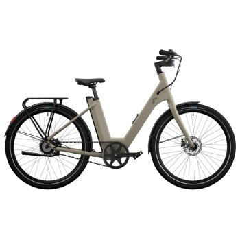 CRIVIT E-Bike »Urban Y.3« GATES Riemenantrieb, 27,5 Zoll (Desert Beige) - B-Ware sehr gut