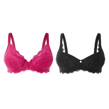 esmara® Damen Bügel-BH mit Spitze - B-Ware