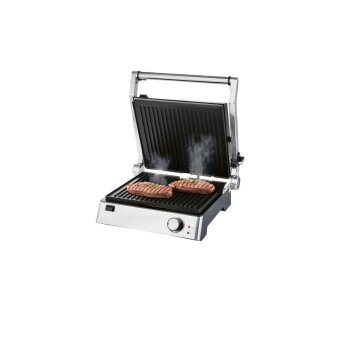 SILVERCREST® KITCHEN TOOLS Kontaktgrill SKGE 2000 D3, 180° aufklappbar - B-Ware Transportschaden Kosmetisch