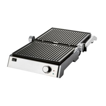 SILVERCREST® KITCHEN TOOLS Kontaktgrill SKGE 2000 D3, 180° aufklappbar - B-Ware Transportschaden Kosmetisch