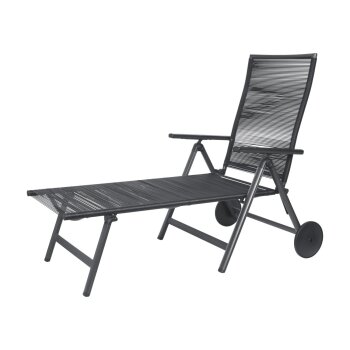 LIVARNO home Rollliege »Miami« im Rope-Design, anthrazit - B-Ware neuwertig